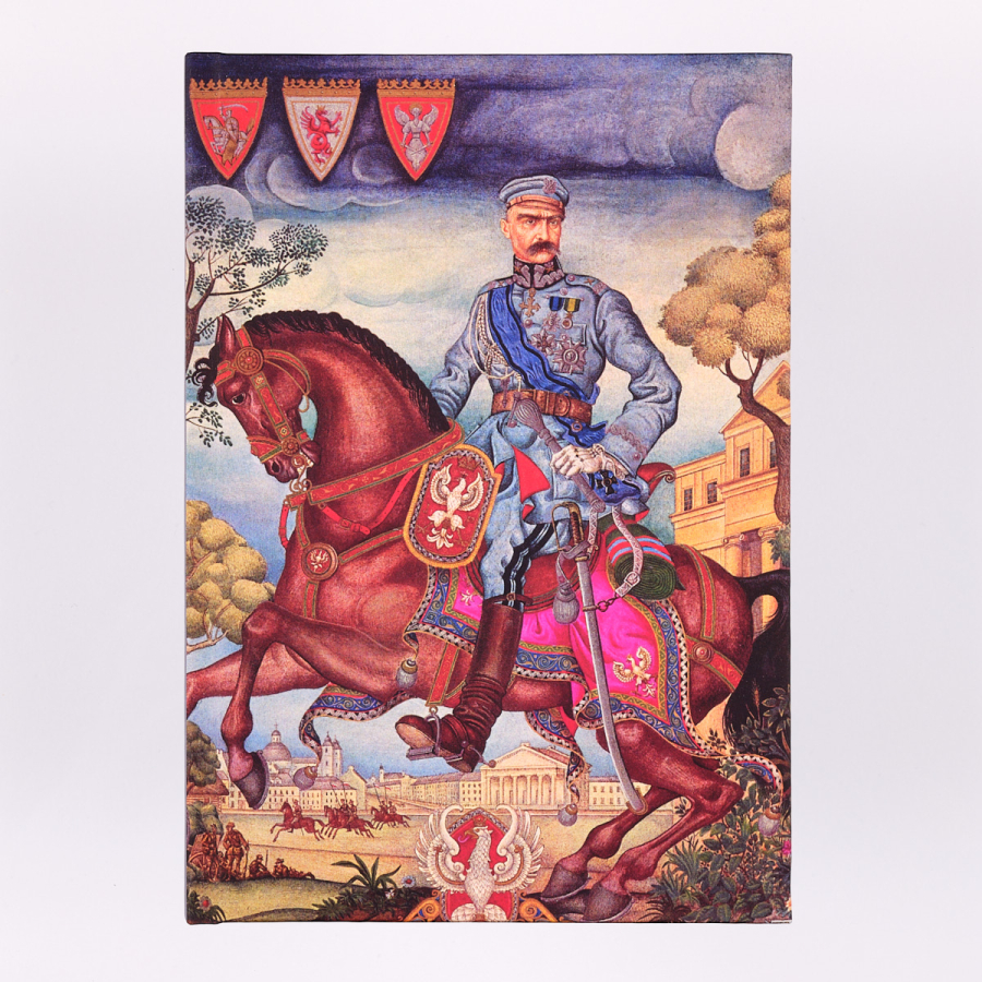Notes Marszałek Józef Piłsudski na koniu- przód